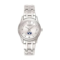 Women's Silver BYU Cougars Stainless Steel Quartz Watch
