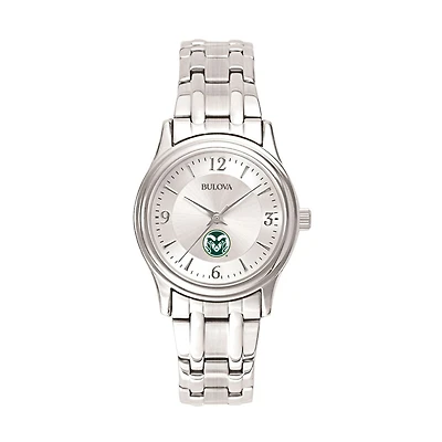 Women's Silver Colorado State Rams Stainless Steel Quartz Watch