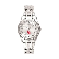 Women's Silver Houston Cougars Stainless Steel Quartz Watch