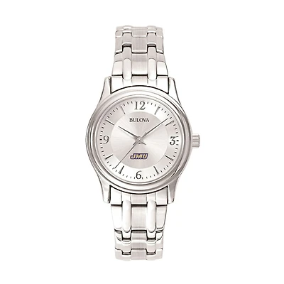 Women's Silver James Madison Dukes Stainless Steel Quartz Watch