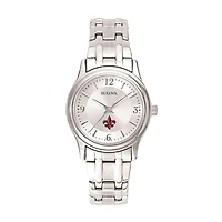 Women's Silver Louisiana Ragin' Cajuns Stainless Steel Quartz Watch