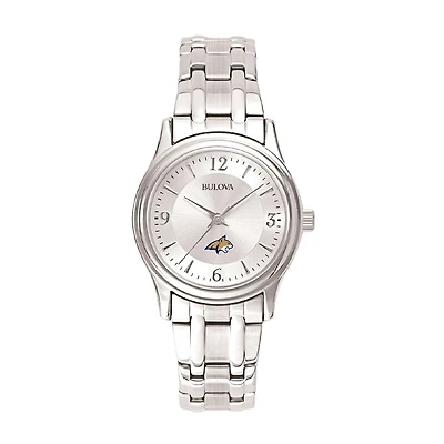 Women's Silver Montana State Bobcats Stainless Steel Quartz Watch