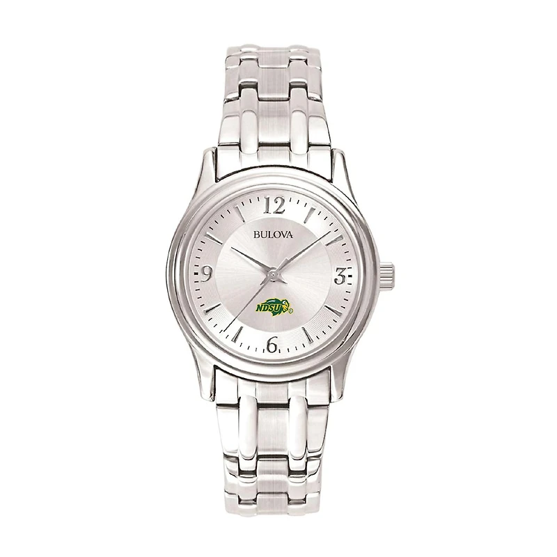 Women's Silver NDSU Bison Stainless Steel Quartz Watch