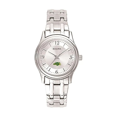 Women's Silver NDSU Bison Stainless Steel Quartz Watch