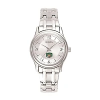 Women's Silver Ohio Bobcats Stainless Steel Quartz Watch
