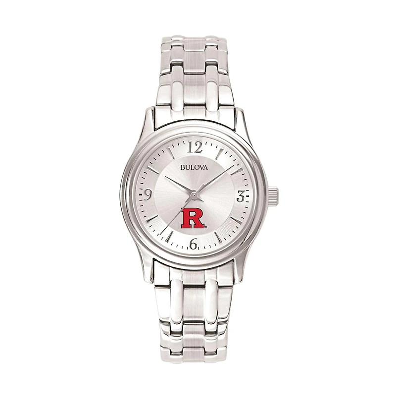 Women's Silver Rutgers Scarlet Knights Stainless Steel Quartz Watch