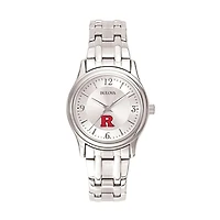 Women's Silver Rutgers Scarlet Knights Stainless Steel Quartz Watch