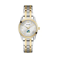 Women's Bulova Silver/Gold Delaware Fightin' Blue Hens Classic Two-Tone Round Watch