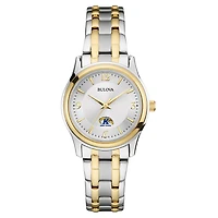Women's Bulova Silver/Gold Kent State Golden Flashes Classic Two-Tone Round Watch