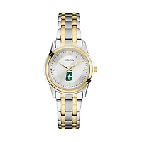 Women's Bulova Silver/Gold Charlotte 49ers Classic Two-Tone Round Watch