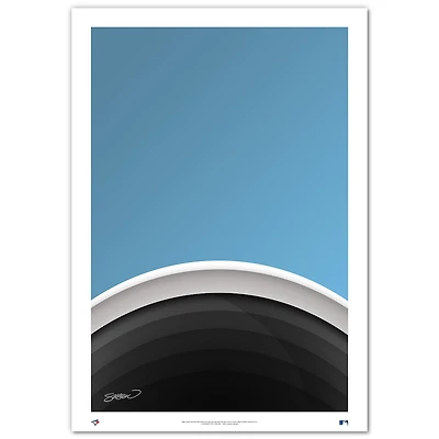 Toronto Blue Jays Minimalist Rogers Centre 24'' x 36'' Fine Art Print