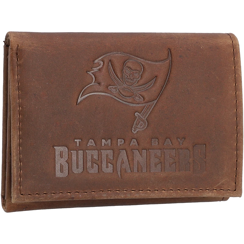 Tampa Bay Buccaneers Leather Team Tri-Fold Wallet