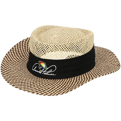 Men's Ahead Natural Arnold Palmer Invitational Straw Signature Gambler Hat