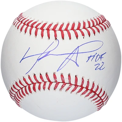 David Ortiz Boston Red Sox Autographed Baseball with "HOF 22" Inscription