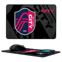 St. Louis City SC Mono Tilt Logo Wireless Charger & Mouse Pad
