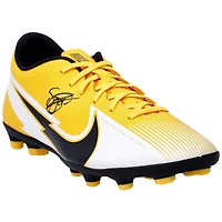 Sergiño Dest Barcelona Autographed Yellow Nike Mercurial Vapor Cleat