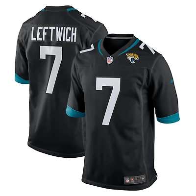 Men's Nike Byron Leftwich Black Jacksonville Jaguars Retired Player Alternate Game Jersey