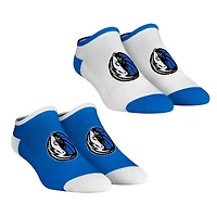 Women's Rock Em Socks Dallas Mavericks Core Team 2-Pack Low Cut Ankle Sock Set