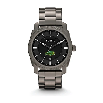 Fossil NDSU Bison Machine Smoke Stainless Steel Watch