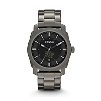 Fossil Wake Forest Demon Deacons Machine Smoke Stainless Steel Watch