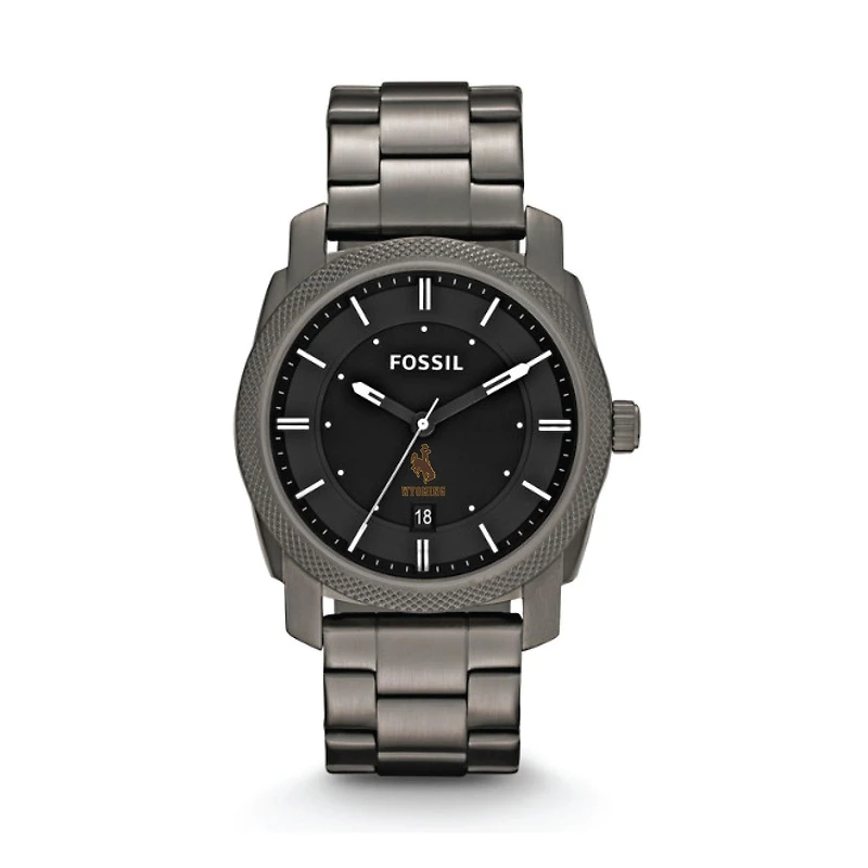 Fossil Wyoming Cowboys Machine Smoke Stainless Steel Watch