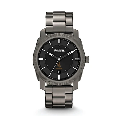 Fossil Wyoming Cowboys Machine Smoke Stainless Steel Watch