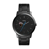 Fossil Montana Grizzlies The Minimalist Slim Stainless Steel Watch