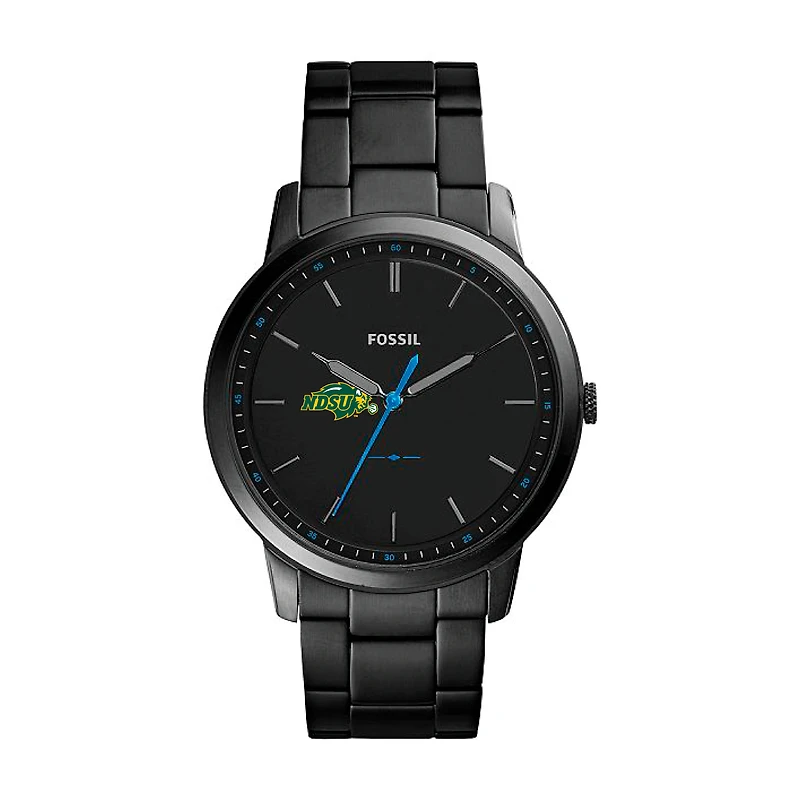 Fossil NDSU Bison The Minimalist Slim Stainless Steel Watch