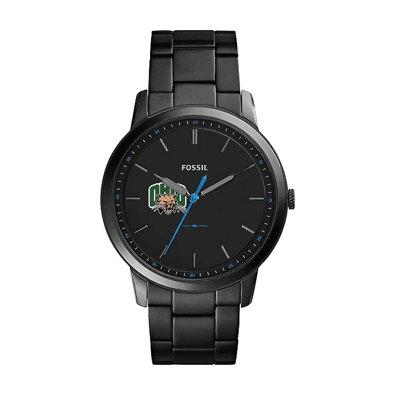 Fossil Ohio Bobcats The Minimalist Slim Stainless Steel Watch