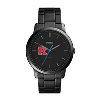 Fossil Rutgers Scarlet Knights The Minimalist Slim Stainless Steel Watch