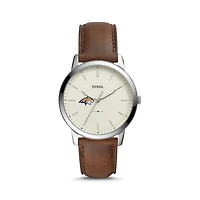 Fossil Montana State Bobcats The Minimalist Leather Watch