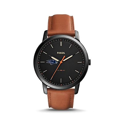 Fossil Nevada Wolf Pack The Minimalist Slim Light Brown Leather Watch