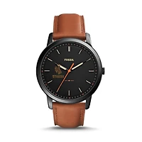 Fossil Wyoming Cowboys The Minimalist Slim Light Brown Leather Watch