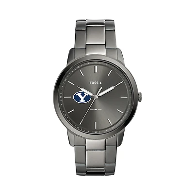 Fossil BYU Cougars The Minimalist Three-Hand Smoke Watch