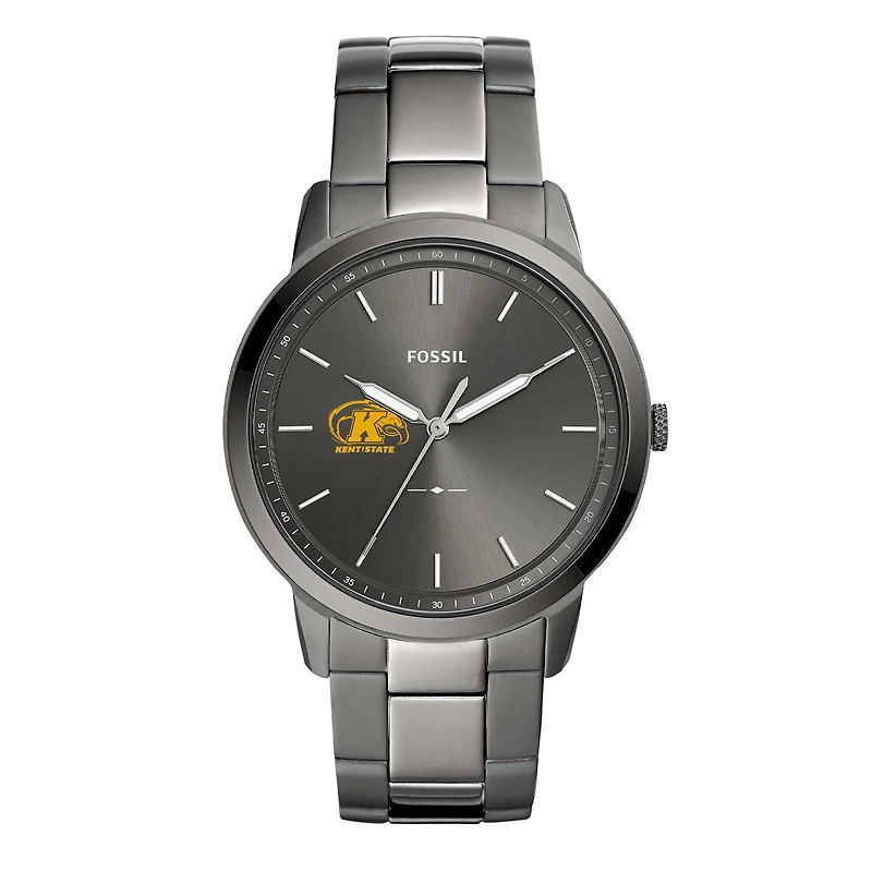 Fossil Kent State Golden Flashes The Minimalist Three-Hand Smoke Watch
