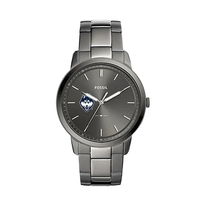 Fossil UConn Huskies The Minimalist Three-Hand Smoke Watch