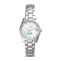 Women's Fossil Silver North Dakota Scarlette Mini Three-Hand Date Watch