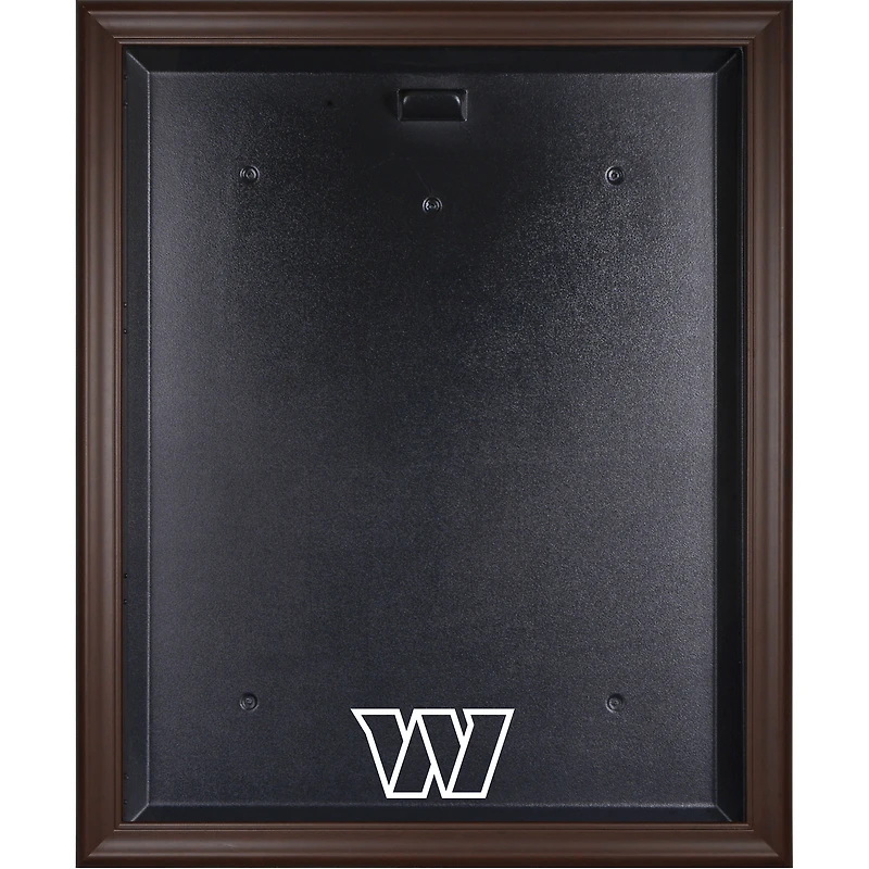 Washington Commanders Brown Framed Logo Jersey Display Case