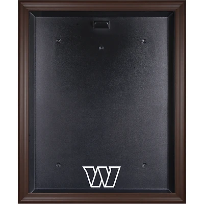 Washington Commanders Brown Framed Logo Jersey Display Case