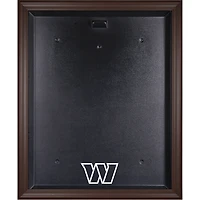 Washington Commanders Brown Framed Logo Jersey Display Case