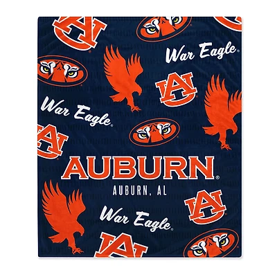 Auburn Tigers 60'' x 70'' Hometown Logo Fleece Blanket