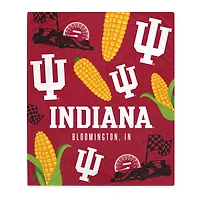 Indiana Hoosiers 60'' x 70'' Hometown Logo Fleece Blanket