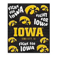 Iowa Hawkeyes 60'' x 70'' Hometown Logo Fleece Blanket