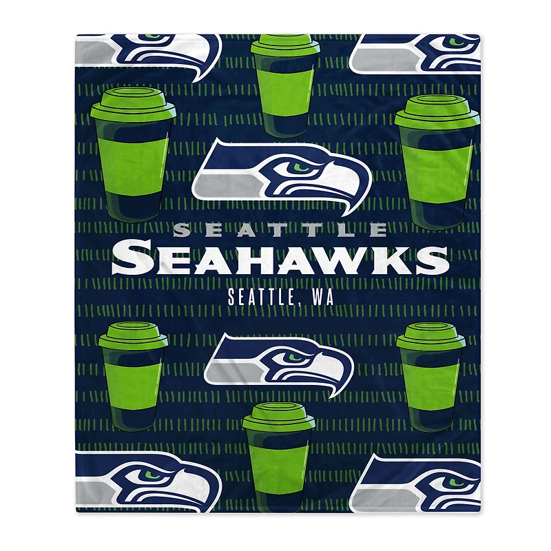 Seattle Seahawks 60'' x 70'' Hometown Logo Fleece Blanket