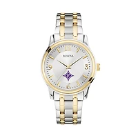 Bulova Silver/Gold Furman Paladins Classic Two-Tone Round Watch