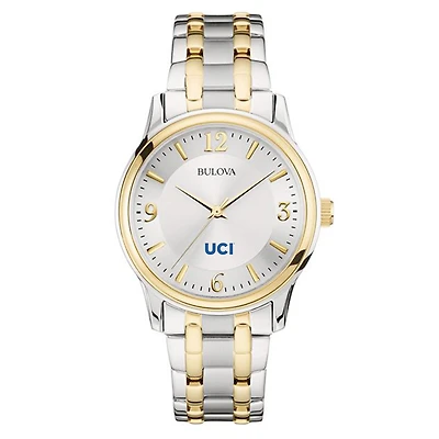 Bulova Silver/Gold UC Irvine Anteaters Classic Two-Tone Round Watch