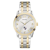 Bulova Silver/Gold Catholic University Cardinals Classic Two-Tone Round Watch