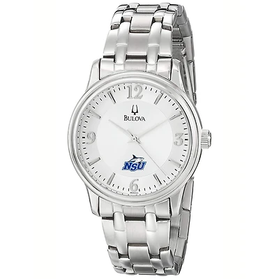 Men's Bulova  Silver Nova Southeastern Sharks