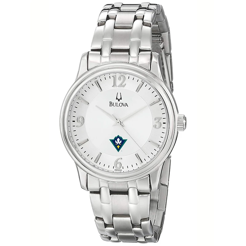 Men's Bulova Silver UNC Wilmington Seahawks