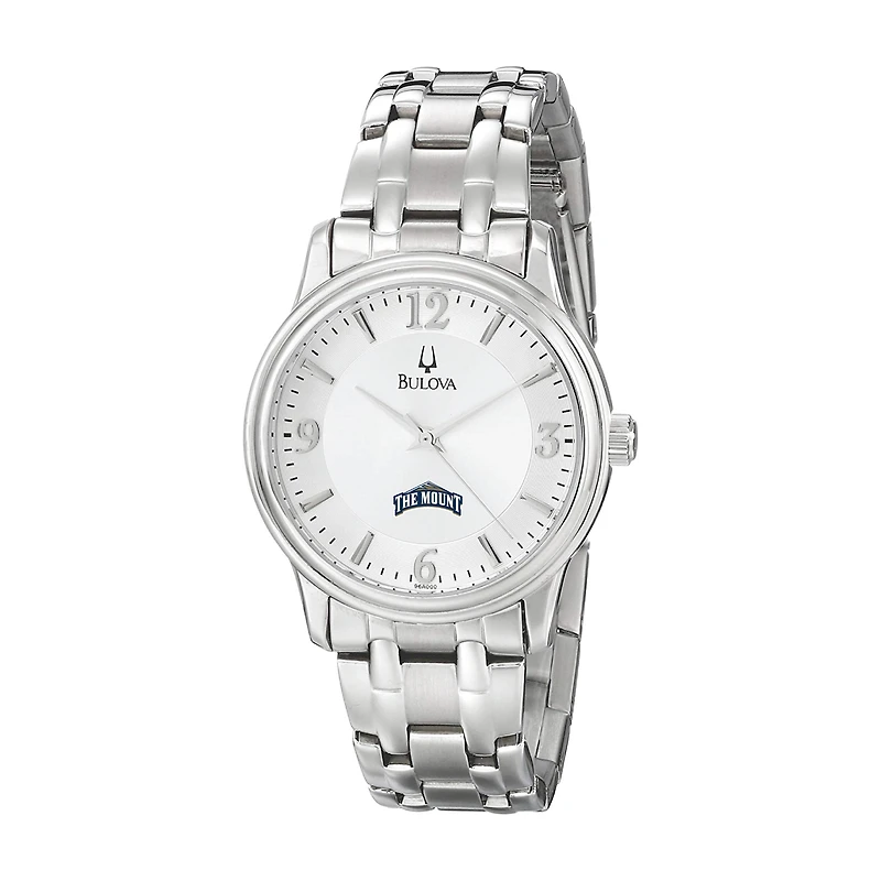 Men's Bulova  Silver Mount St. Mary's Mountaineers